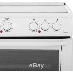 Belling E552 Enfield Free Standing Electric Cooker with Ceramic Hob 55cm White