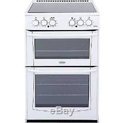 Belling Enfield E552 AA 55cm Electric Ceramic Hob Double Oven Cooker White New