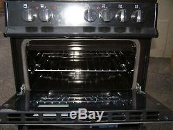 Belling FS50EDOC 50cm Double Oven Electric Cooker With Ceramic Hob Black BLACK