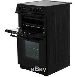 Belling FS50EDOC Free Standing Electric Cooker with Ceramic Hob 50cm Black New