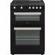 Belling Fse608d 60cm Double Oven Electric Cooker With Ceramic Hob Black