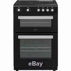 Belling FSE608D 60cm Double Oven Electric Cooker With Ceramic Hob Black
