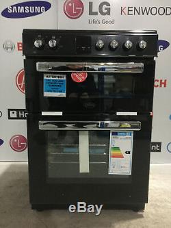 Belling FSE608DPC Free Standing Electric Cooker with Ceramic Hob Black (3505)