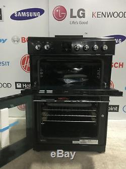 Belling FSE608DPC Free Standing Electric Cooker with Ceramic Hob Black (3505)