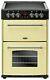 Belling Farmhouse 60e Free Standing 60cm 4 Hob Double Electric Cooker Cream