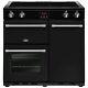 Belling Farmhouse 90ei 90cm Electric Range Cooker With Induction Hob Black