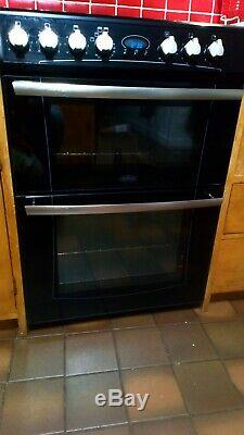 Belling electric cooker double oven with ceramic hob 60cm