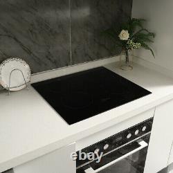 Black Built-in Induction Hob 4 Zone Burners Touch Control Electric Plate Cooker