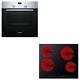 Bosch Hbn331e4b Electric Single Multifunction Oven & Cookology Ceramic Hob Pack