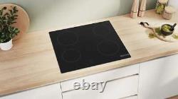 Bosch Hob PKE61RAA8B Graded 60cm Black Glass 4 Zone Ceramic (B-50614)