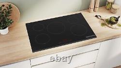 Bosch Induction Hob PIV831HB1E Series 6 80cm Electric Black Glass 5 Zone