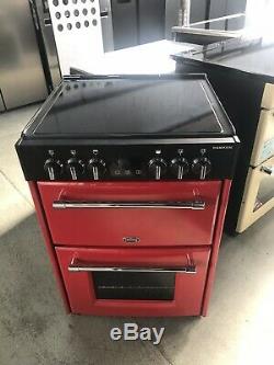 Brand new Belling Farmhouse 60E Electric Cooker Oven with Ceramic Hob Red