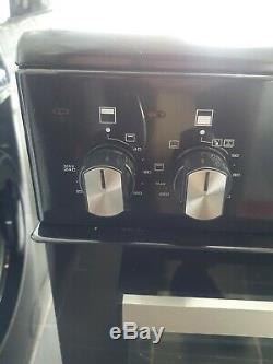 Brand new electriQ 60cm Electric Cooker with TwinCavity and Ceramic Hob in Black
