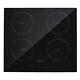 Built-in 4 Zone Electric Hob Cooker 60cm Ceramic Hobs Black Glass Touch Controls