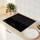 Built-in 4 Zone Induction Hob In Black 60cm Touch Control With Timer Child Lock