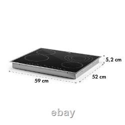 Built in Ceramic Hob Hotplate 4 Zones Kitchen Cooktop Sensor Timer 6500W