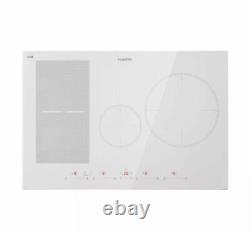 Built in Induction hob Electric Cooker 4 Zones Touch Glass Ceramic 7000W White