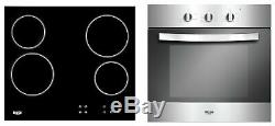 Bush LSBCHP Built In Electric Oven with Ceramic Hob Stainless Steel