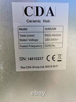 CDA Ceramic Hob HC6212FR 600mm 4 Zone ID729197259