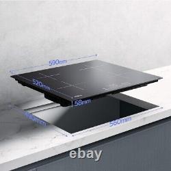 CIARRA CBBIH4B 4 Zone Built-in Induction Hob with Power Booster Touch Control