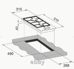 COOKOLOGY 30cm Touch Control Domino Ceramic Hob (CET301)