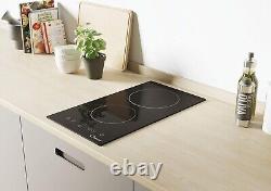 Candy CDHC30 30cm 2 Zone Ceramic Hob LED, Touch Controls, Timer