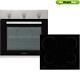 Candy Cehopk60x/e Built In Electric Single Oven & Ceramic Hob Pack
