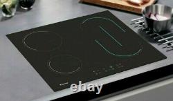 Candy CH64BVT 60cm Ceramic Hob LED, Touch Controls, Timers & Bridging Zone