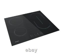 Candy CH64BVT 60cm Ceramic Hob LED, Touch Controls with'Flexi Zone' area