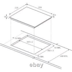 Candy CI642CTT/E1 59cm 4 Burners Induction Hob Black