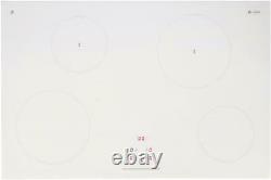 Caple Induction Hob White 4 Induction Zones for safe responsive cooking