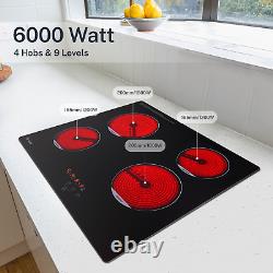 Ceramic Hob, 4 Zone Ceramic Hob, Glass Ceramic Hob, Hob, Ceramic Hob 60 Cm, Elec