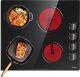 Ceramic Hob 4 Zones Electric Hob With Knobs Built In 6000w Ceramic Hob 60cm