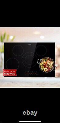 Ceramic Hob 80 cm 5 Ring Electric Ceramic Range Cooker Glass Ceramic Touch