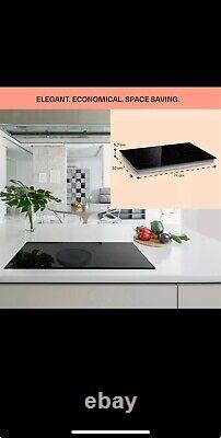 Ceramic Hob 80 cm 5 Ring Electric Ceramic Range Cooker Glass Ceramic Touch