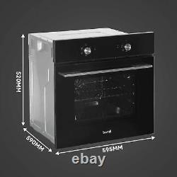 Ceramic Hob, Fan-Assisted Oven & Angled Cooker Hood Bundle