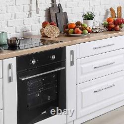 Ceramic Hob, Fan-Assisted Oven & Angled Cooker Hood Bundle