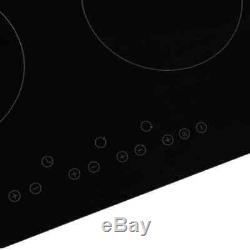 Ceramic Hob with 4 Burners Touch Control 6600W Kitchen Built-in Zone 59x52x5 cm