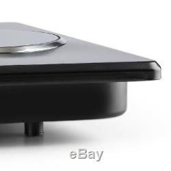 Cooking Hob Hot Plate Electric Portable 3 Triple Table Top Black Kitchen 3300W