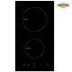 Cookology 30cm Domino Ceramic Induction Hob Black Glass Touch Controls Cit300