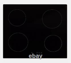 Cookology 60cm 4 Zone Built-in Touch Control Induction Hob in Black CIH602