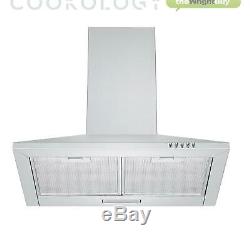 Cookology 60cm Built-in Electric Fan Oven, Gas-on-Glass Hob & Cooker Hood Pack