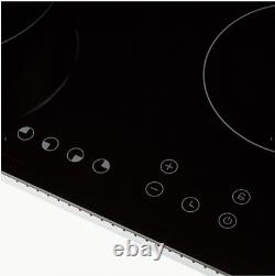 Cookology 60cm Ceramic Hob in Black, Built-in worktop & Touch Controls (TCH601)