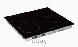 Cookology 60cm Ceramic Hob in Black, Built-in worktop & Touch Controls (TCH601)