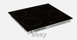 Cookology 60cm Ceramic Hob in Black, Built-in worktop & Touch Controls (TCH601)