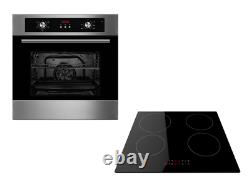 Cookology 60cm Digital Timer Fan Oven & Touch Control Induction Hob Pack