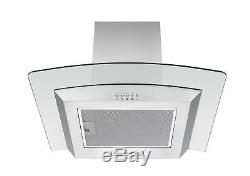 Cookology 60cm Electric Fan Oven, Knob Control Ceramic Hob & Glass Hood Pack