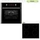 Cookology 60cm Self-cleaning Pyrolytic Oven & Touch Control Induction Hob Pack