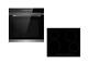 Cookology 72l Built-in Stainless Steel Oven & 60cm Ceramic Hob Pack