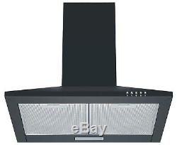 Cookology Black Single Electric Fan Oven, 60cm Induction Hob & Chimney Hood Pack